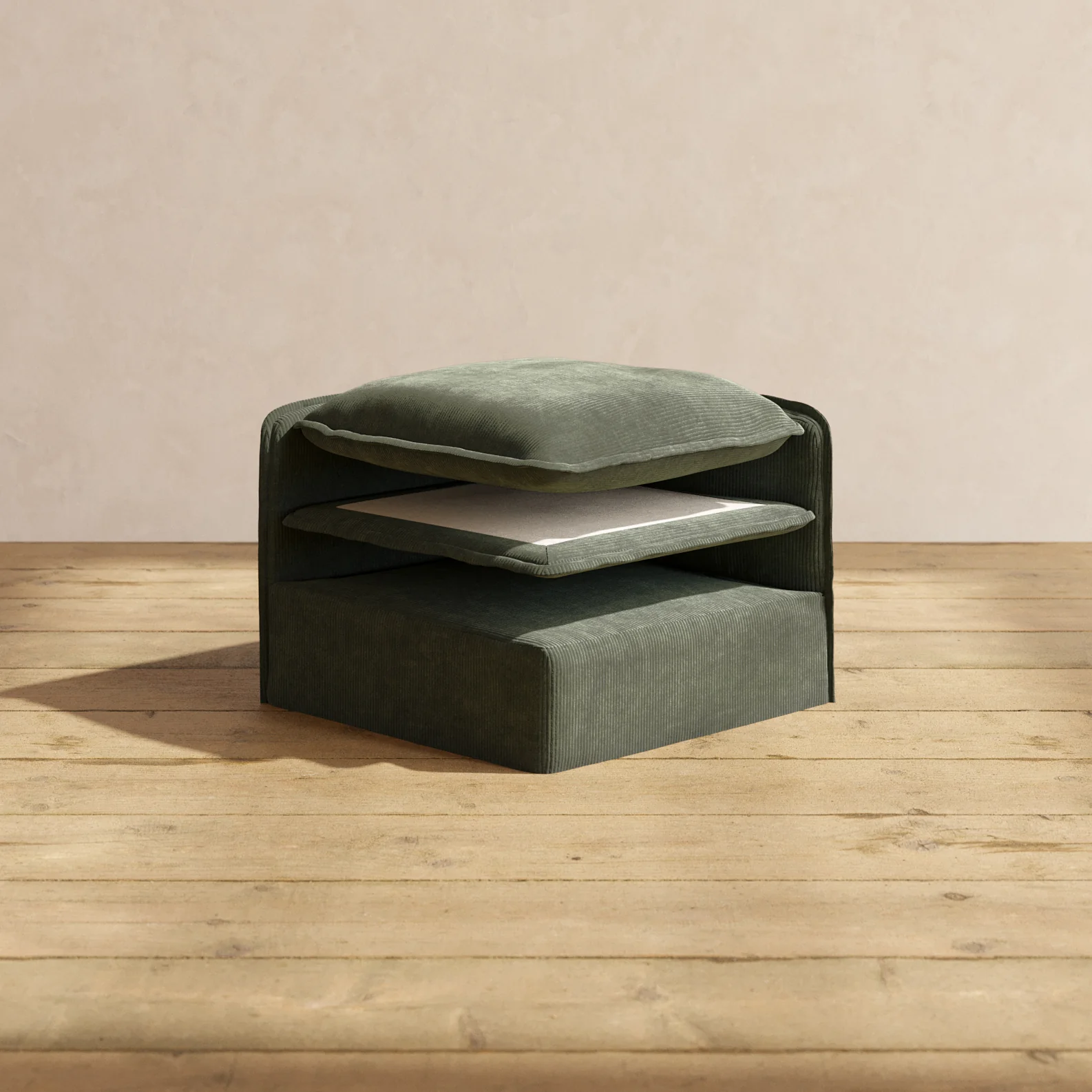 Elevate Comfort Layer for 3-Seater Sofa + Armchair Set in Olivine