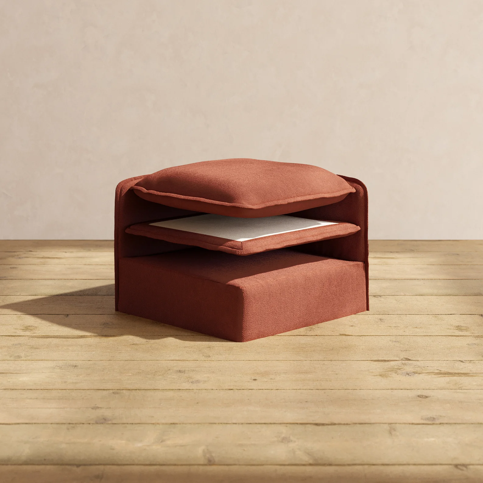 Elevate Comfort Layer for 4-Seater Corner Sectional in Rust