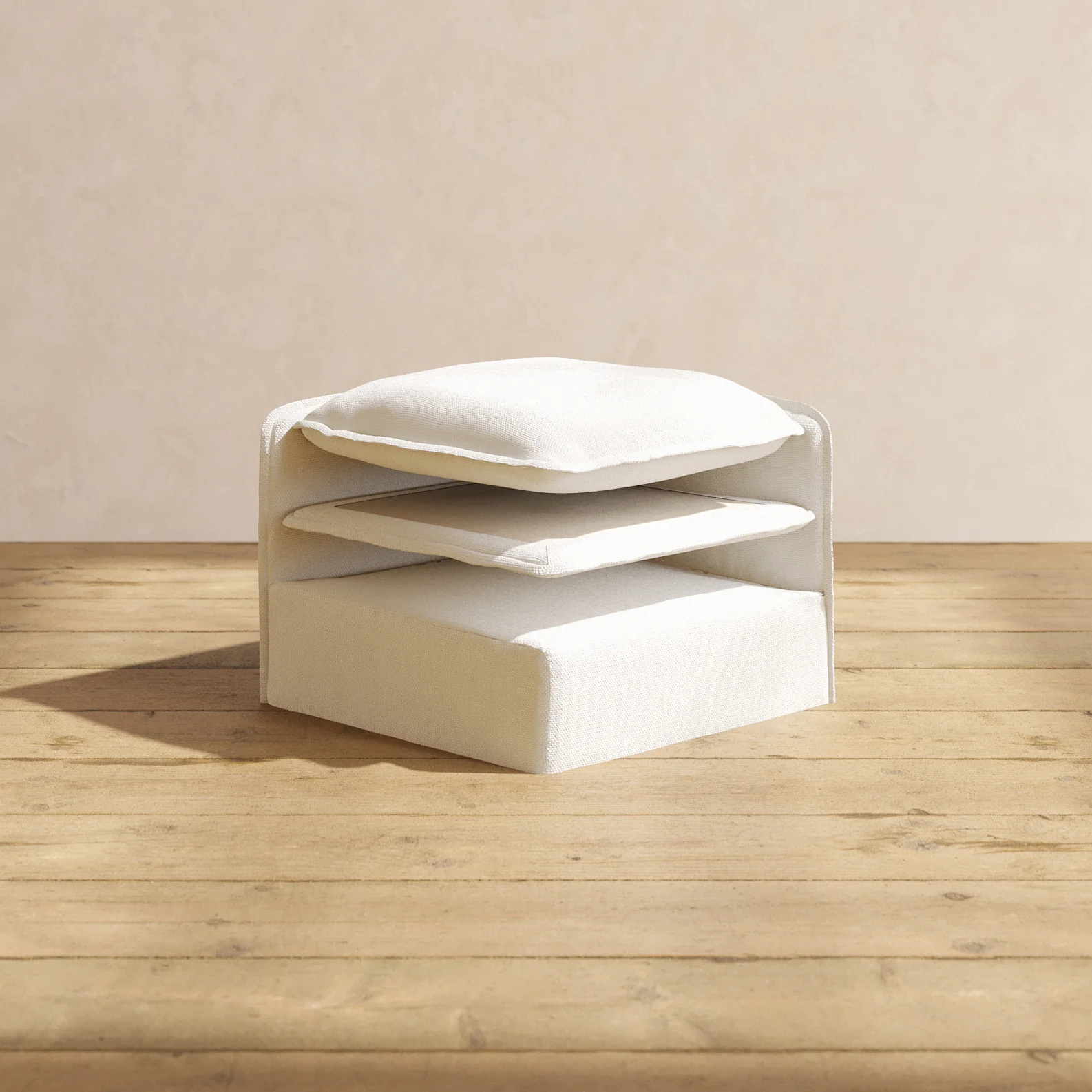 Elevate Comfort Layer for 4-Seater Sofa + Armchair Set in Powder