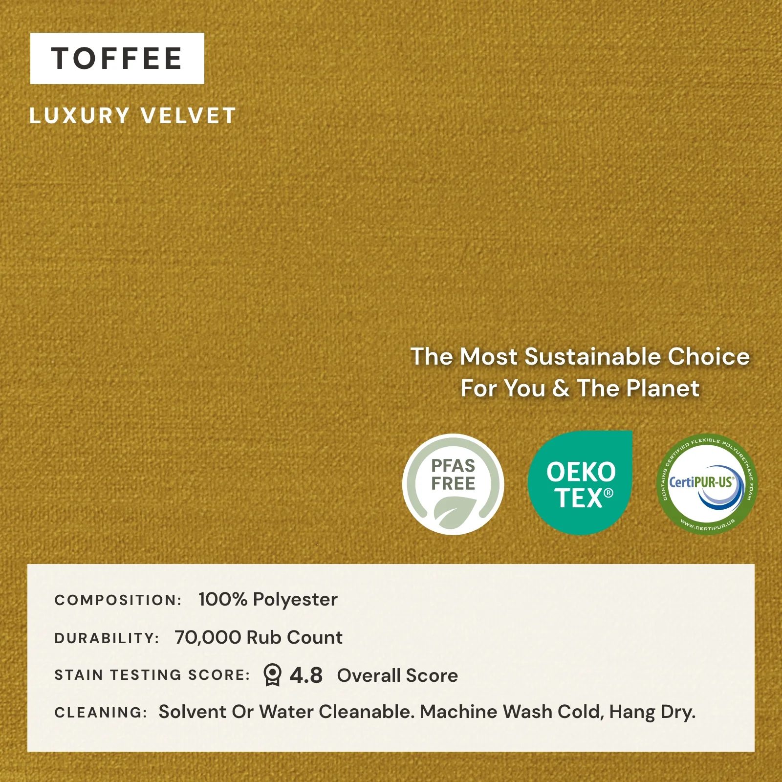 Elevate Comfort Layer Set for 7-Seater Open-Ends U-Sectional | Luxury Velvet in Toffee - Image 7