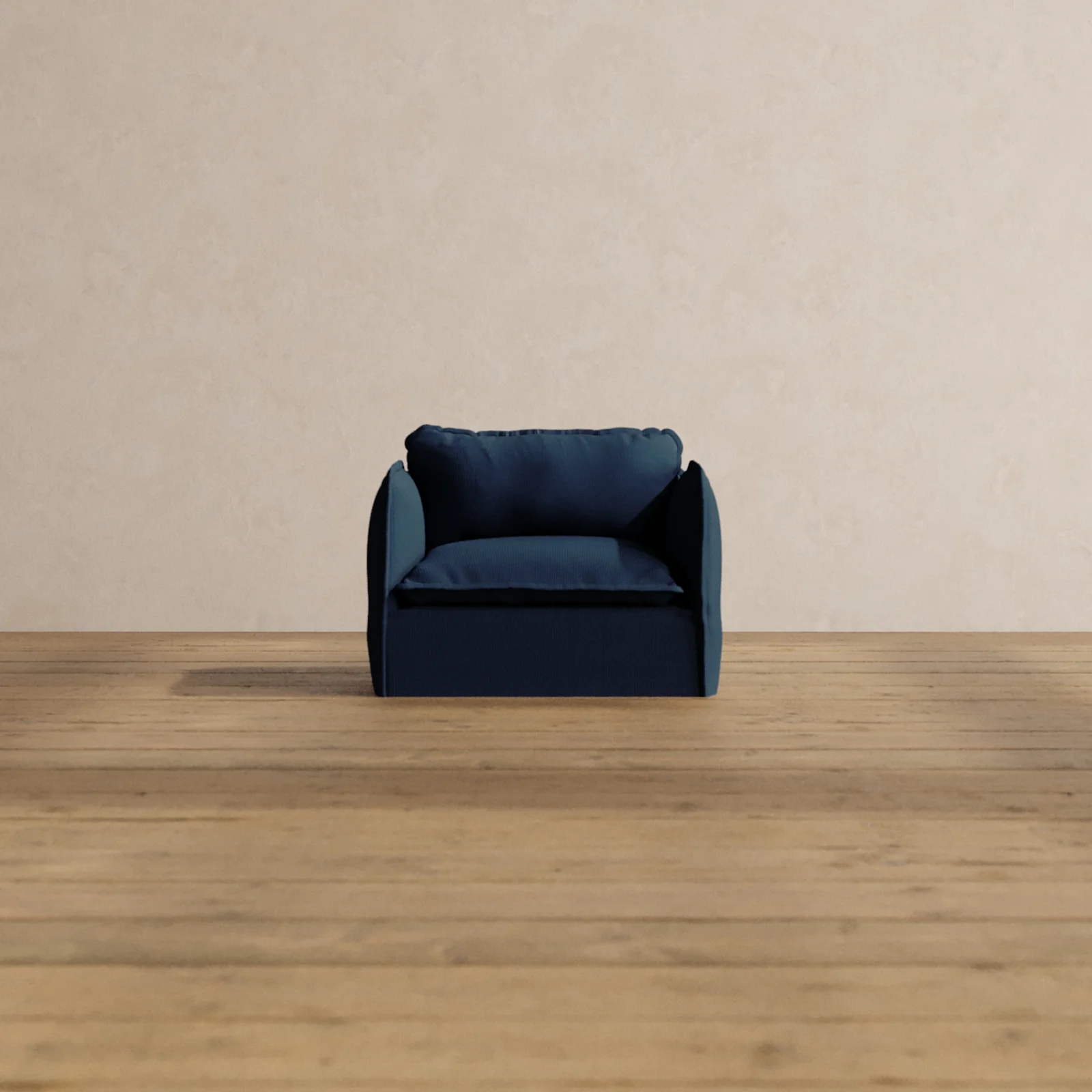 Modular Washable Armchair in Sumi | Memorix+ Seat | Contour Pillow