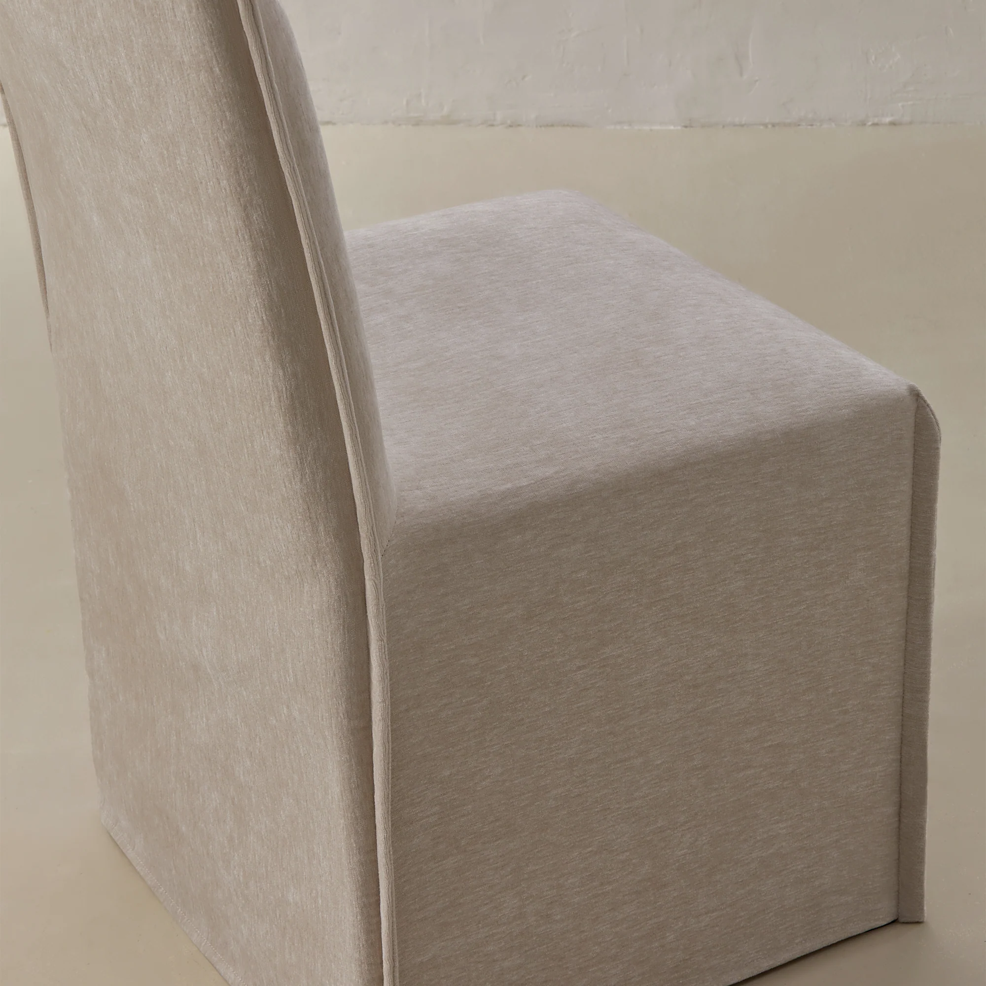 Slipcover Only - Washable Upholstered Dining Chair | 19” Back Height in Mist - Image 5