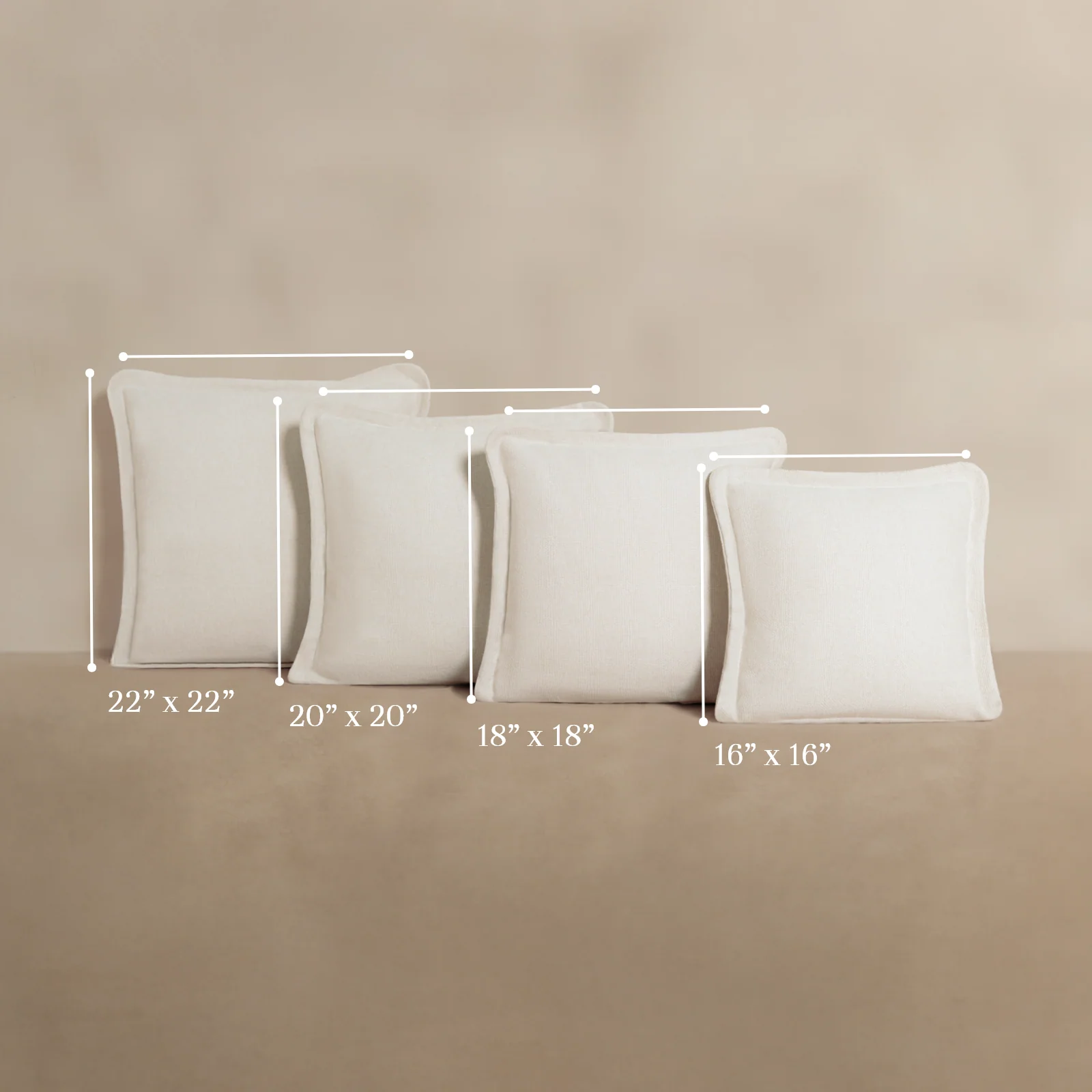 Square Performance Accent Pillow 20 x 20 | Plush Weave in Ash - Image 5