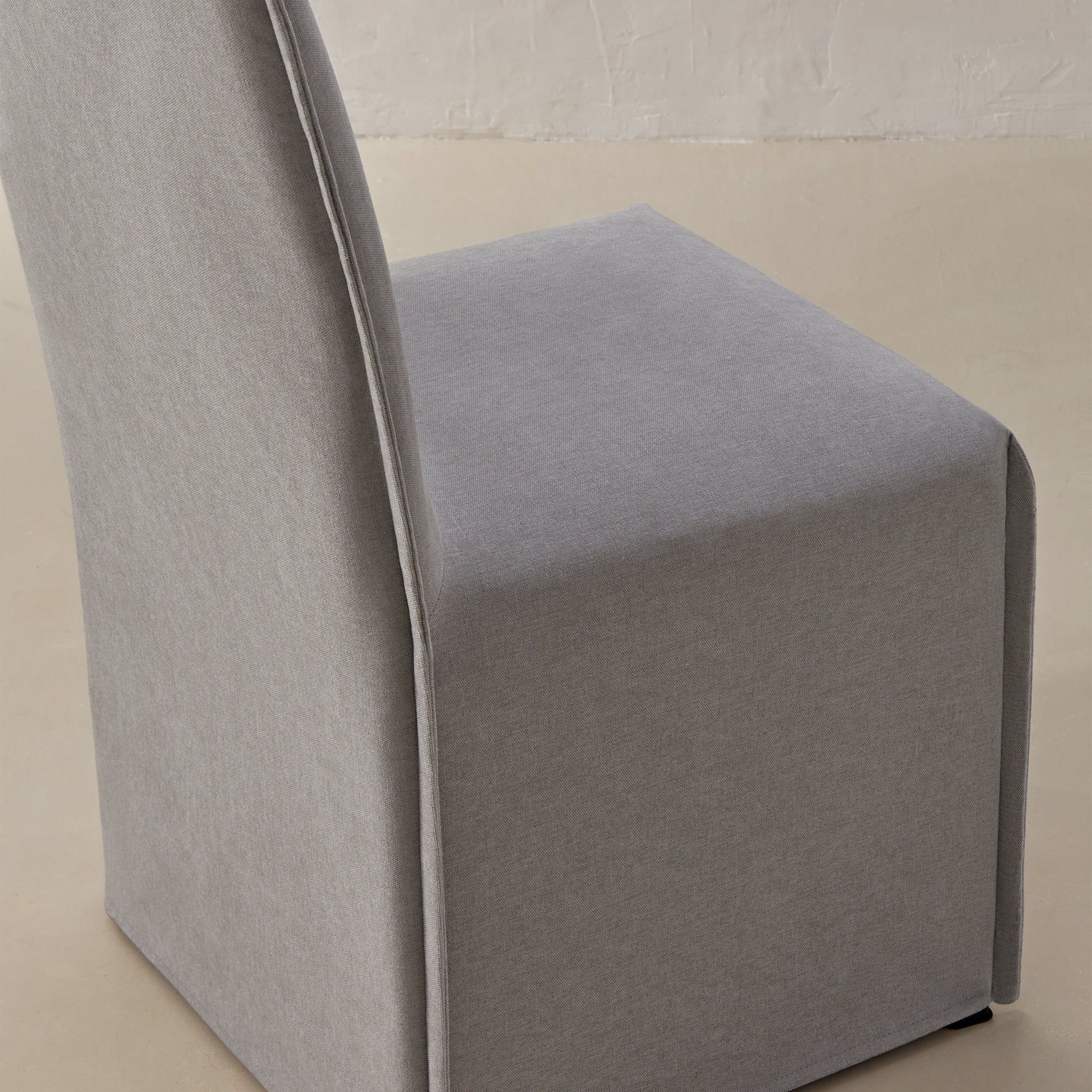 Washable Upholstered Dining Chair | 19” Back Height in Pumice - Image 7